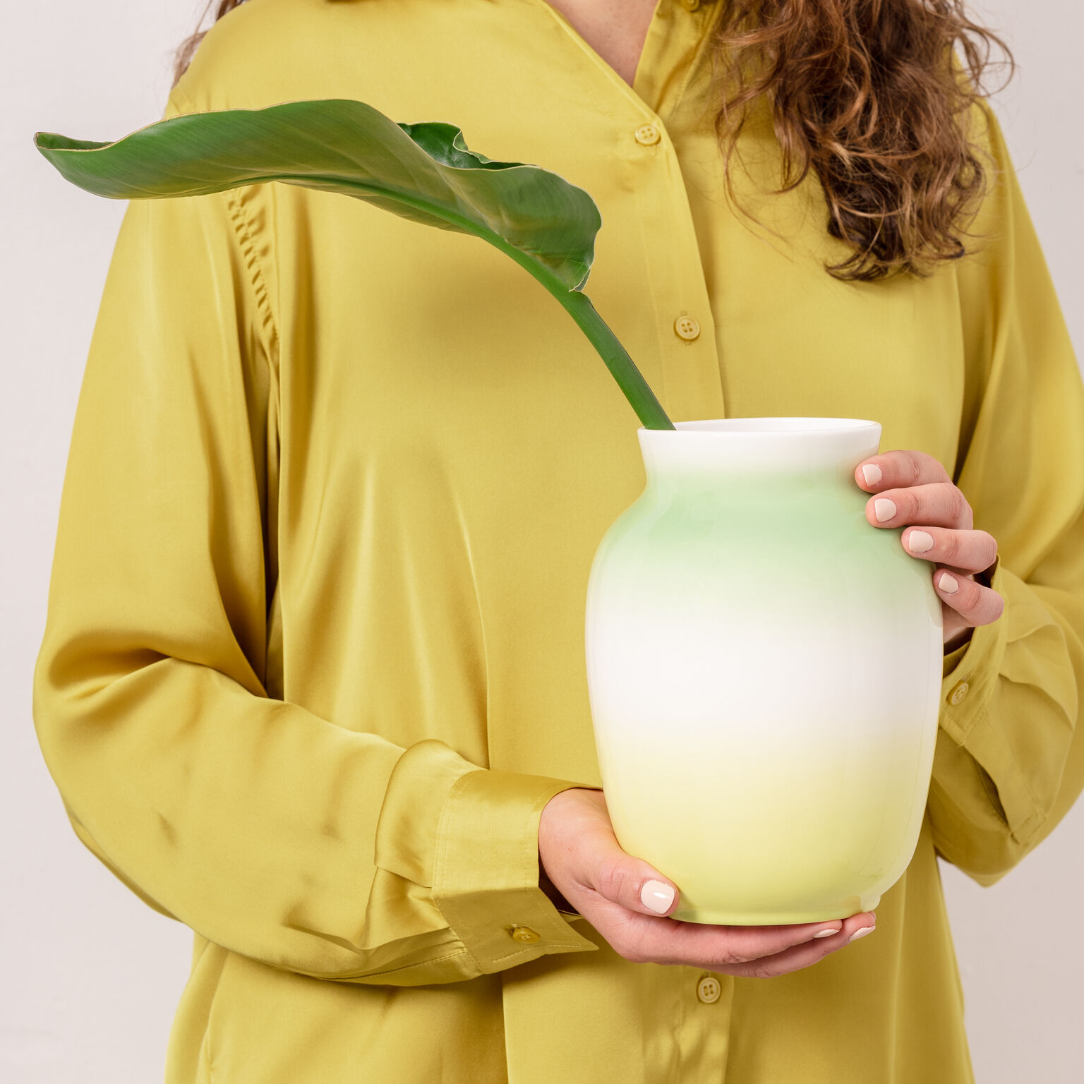Balance Lime Vase 20 cm