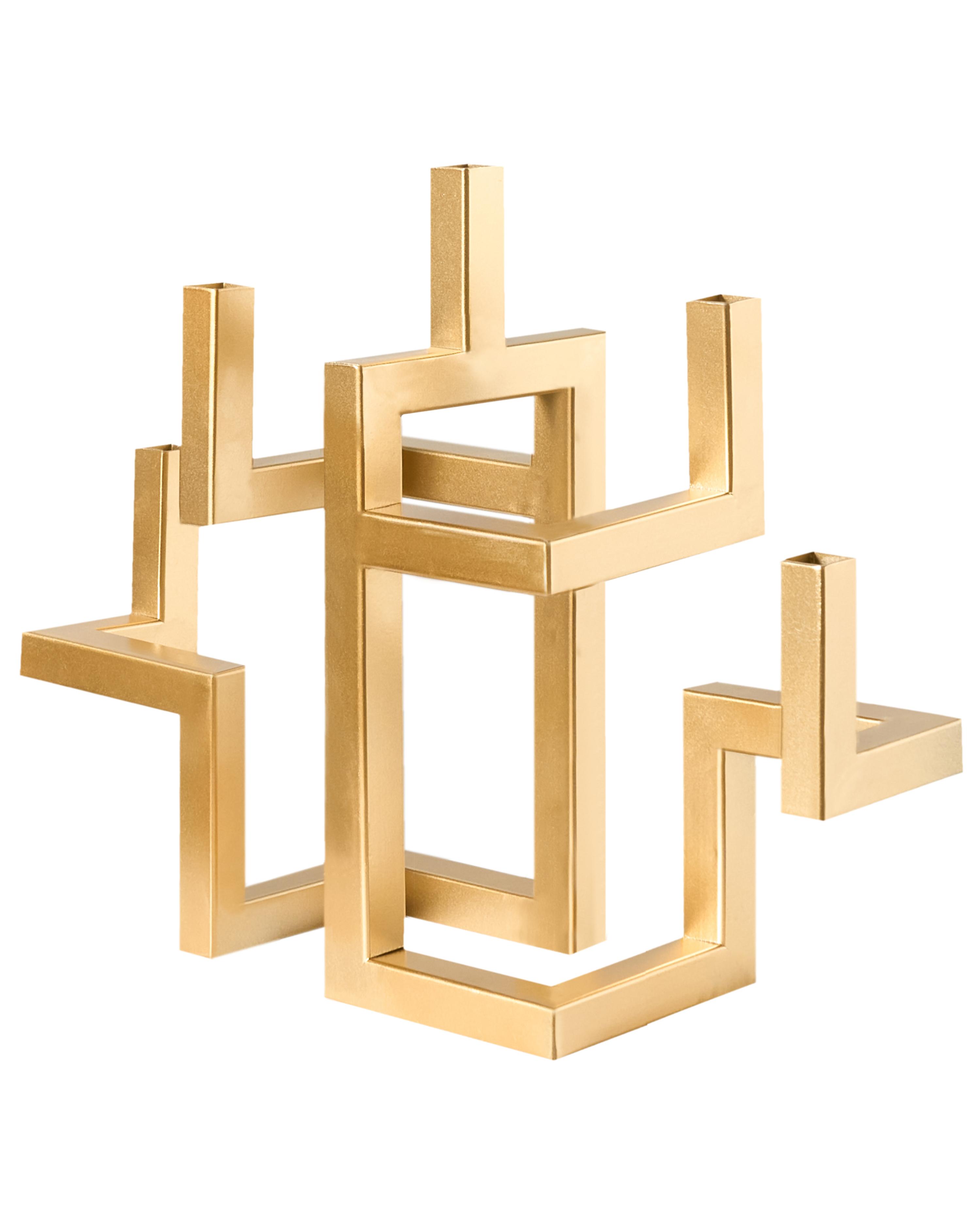 Kaarshouder RAPOSO Metaal 30 cm Goud