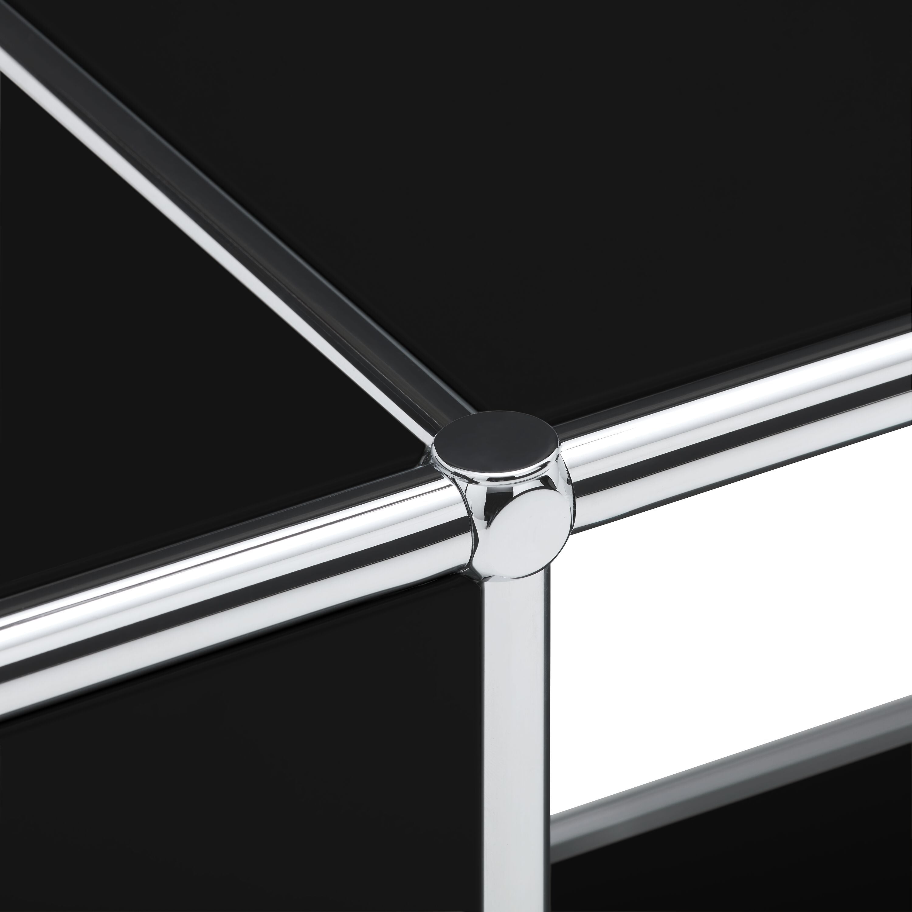 FLEXCUBE Beistelltisch - Schwarz / B: 97.0 cm x T: 40.0 cm x H: 42.5 cm