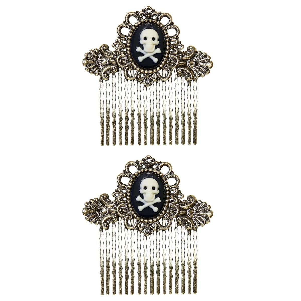 Halloween Haarclip Schedel Met Botten
