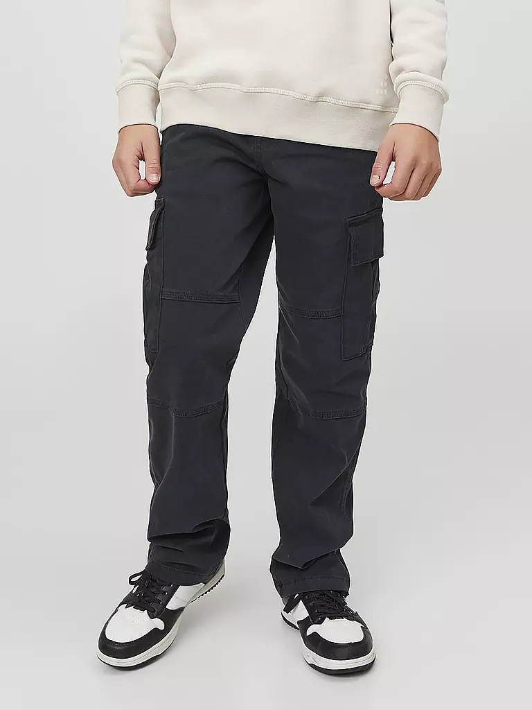 JACK & JONES Jungen Cargohose JPSTKANE schwarz