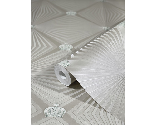 Vliesbehang 54404 Glööckler Imperial Graphic donkerbeige