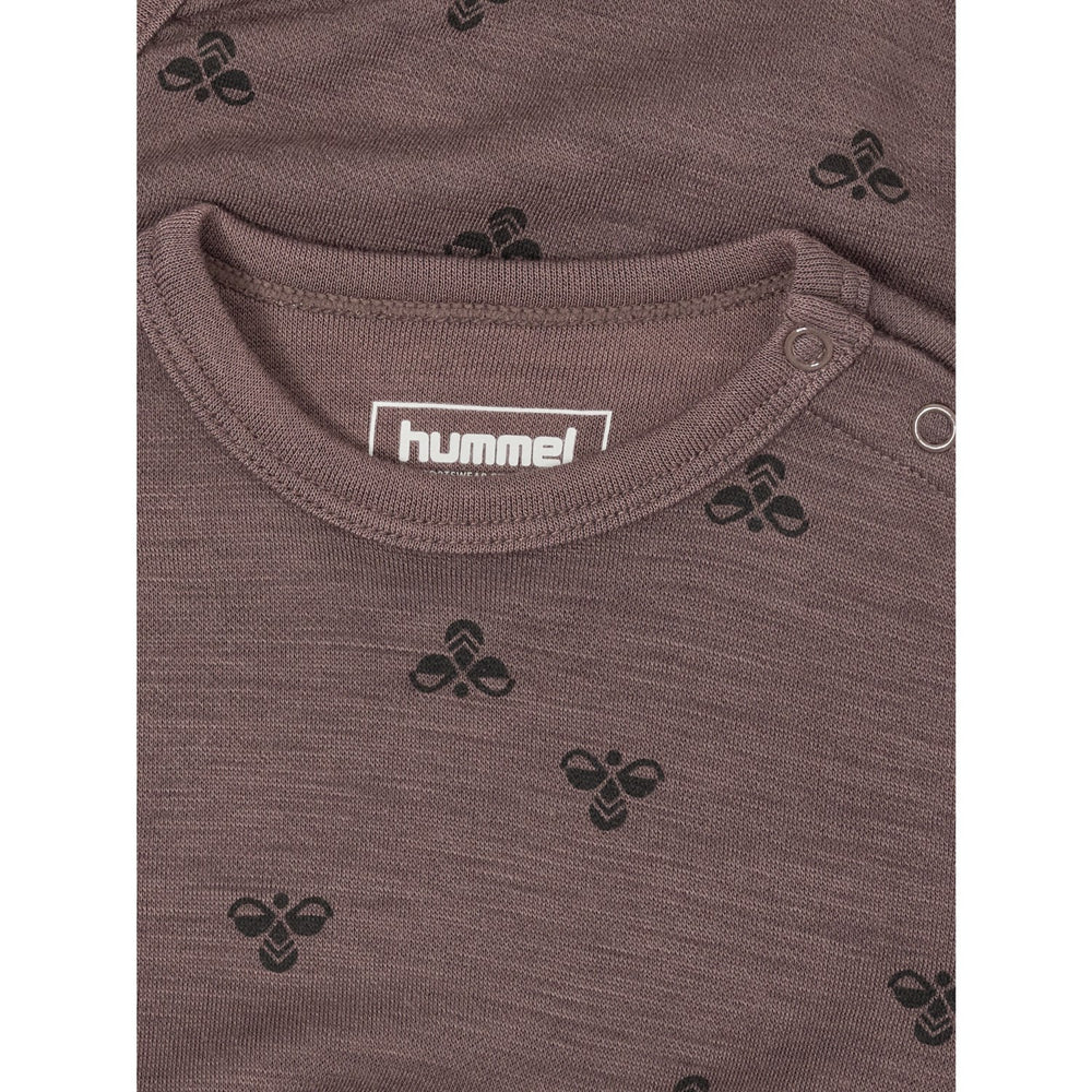Køb Hummel Twilight Mauve Mini Uld Body L/S