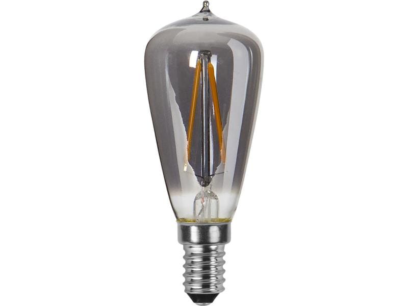 Star Trading Lampe Decoled Smoke 1.6 W (16 W) E14 Warmweiss Dekoratives Filamentleuchtmittel