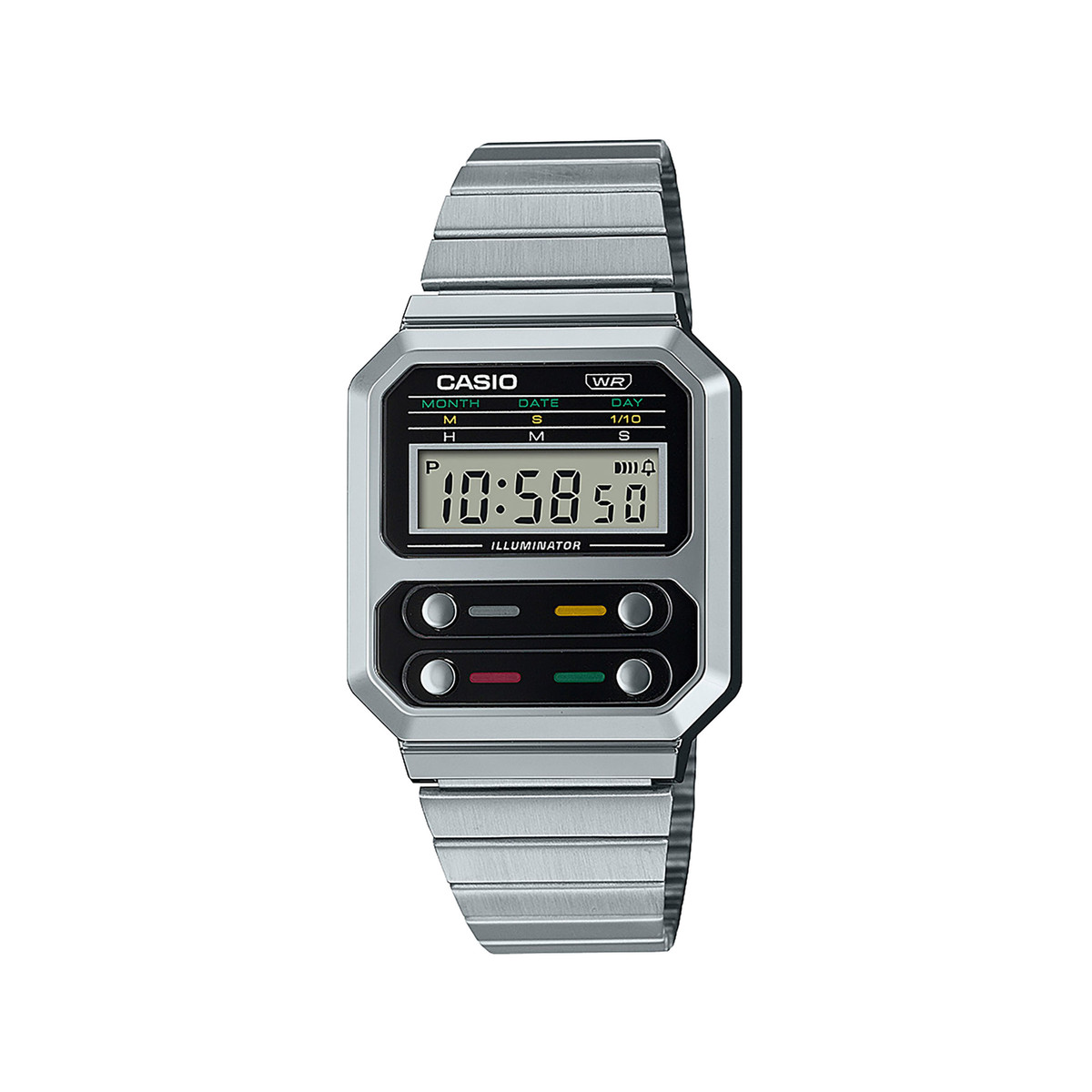 Montre Casio mixte résine bracelet acier