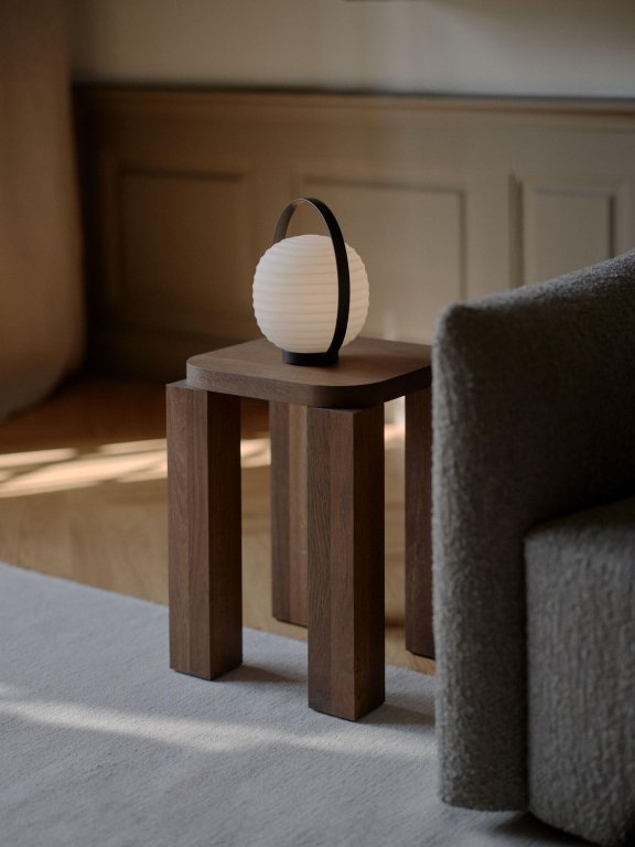New Works Lantern tafellamp LED oplaadbaar wit