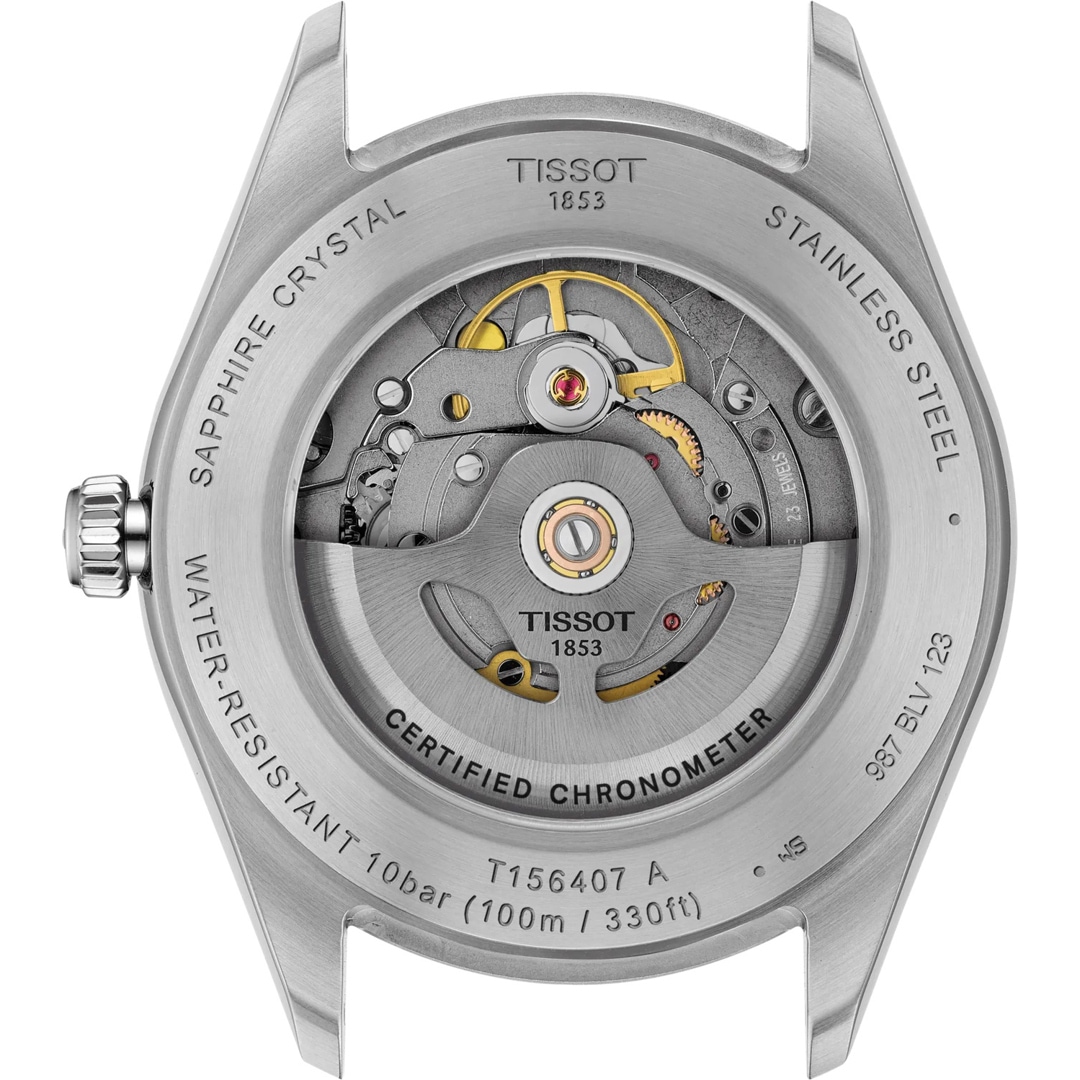 Tissot Ballade Powermatic 80 COSC 39mm Bicolor / Silbrig