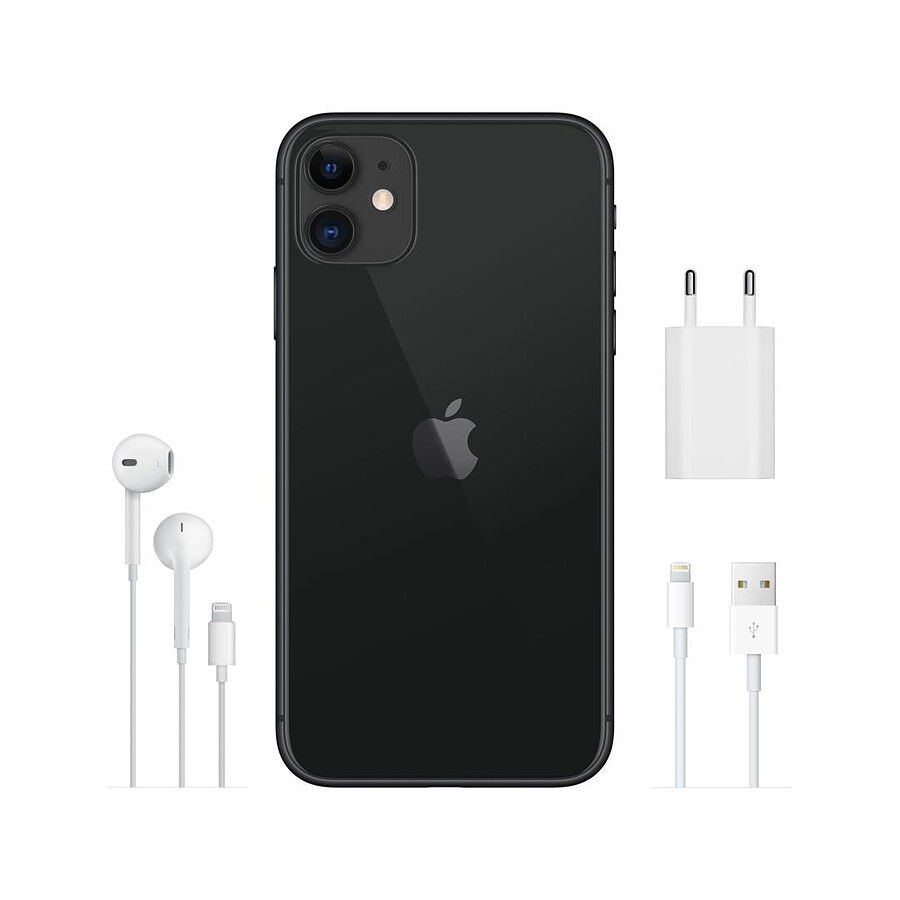Apple iPhone 11 (noir) - 256 Go · Reconditionné