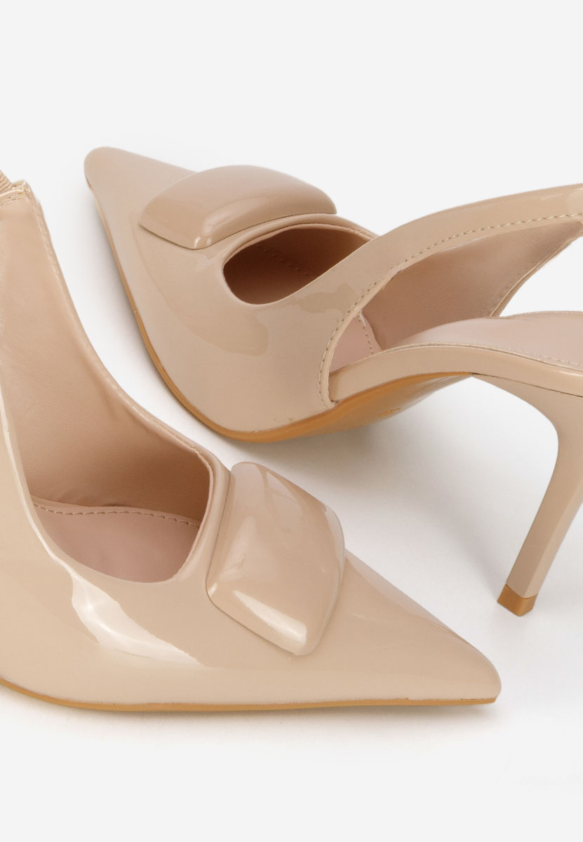 Chaussures slingback beige Zoraia