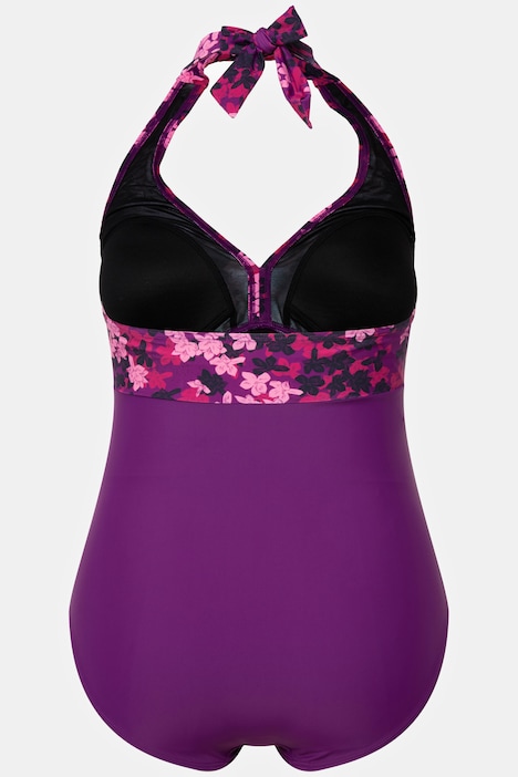 Bellieva-Badeanzug, Blüten, Umstandsmode, Softcups