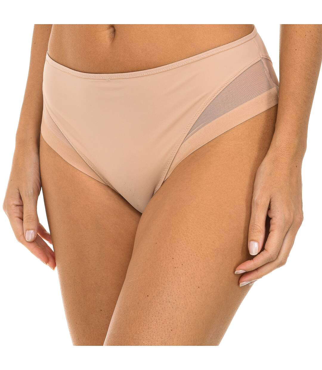 Generous elastic and breathable fabric panties 00A63 women