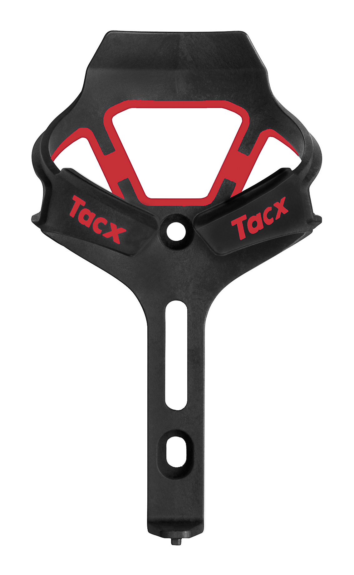 Tacx Ciro carbon flaskeholder mat sort/rød