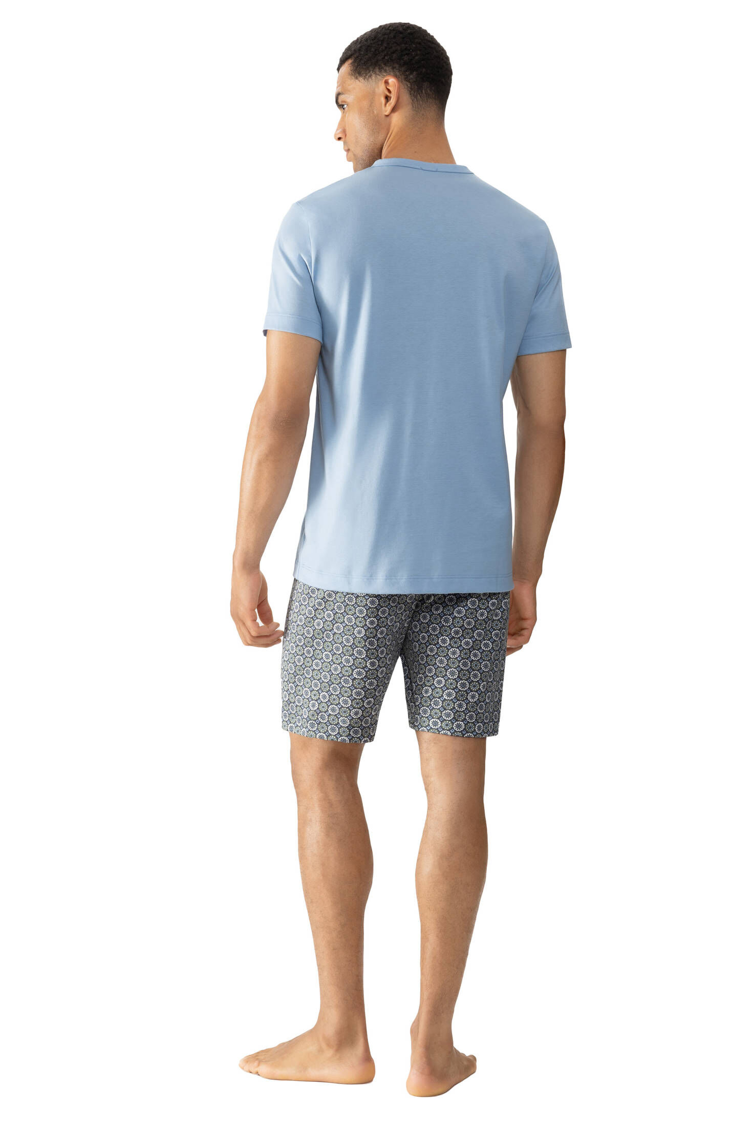 mey| Herren Schlafanzug Serie Flowery