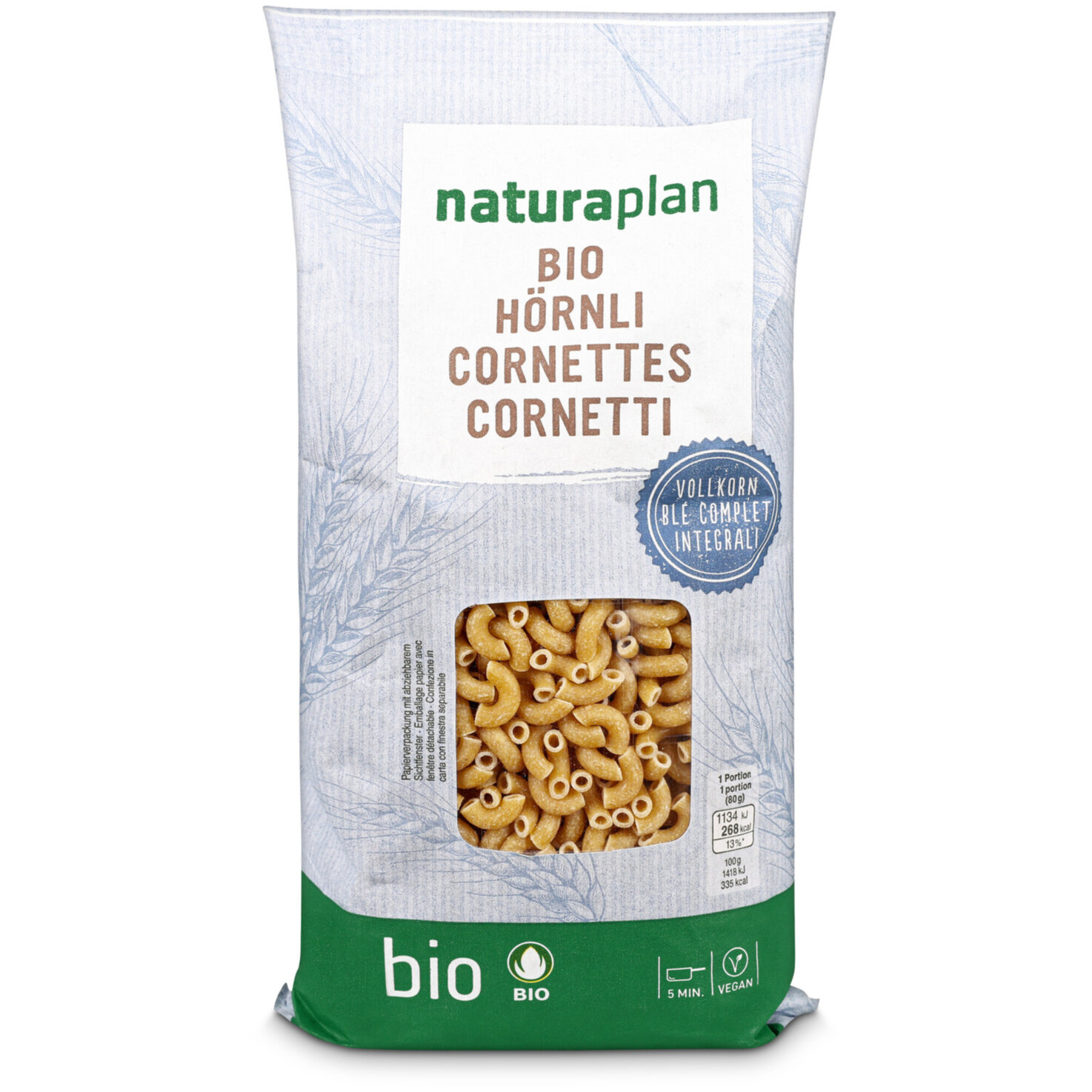 Naturaplan Bio Vollkorn Hörnli