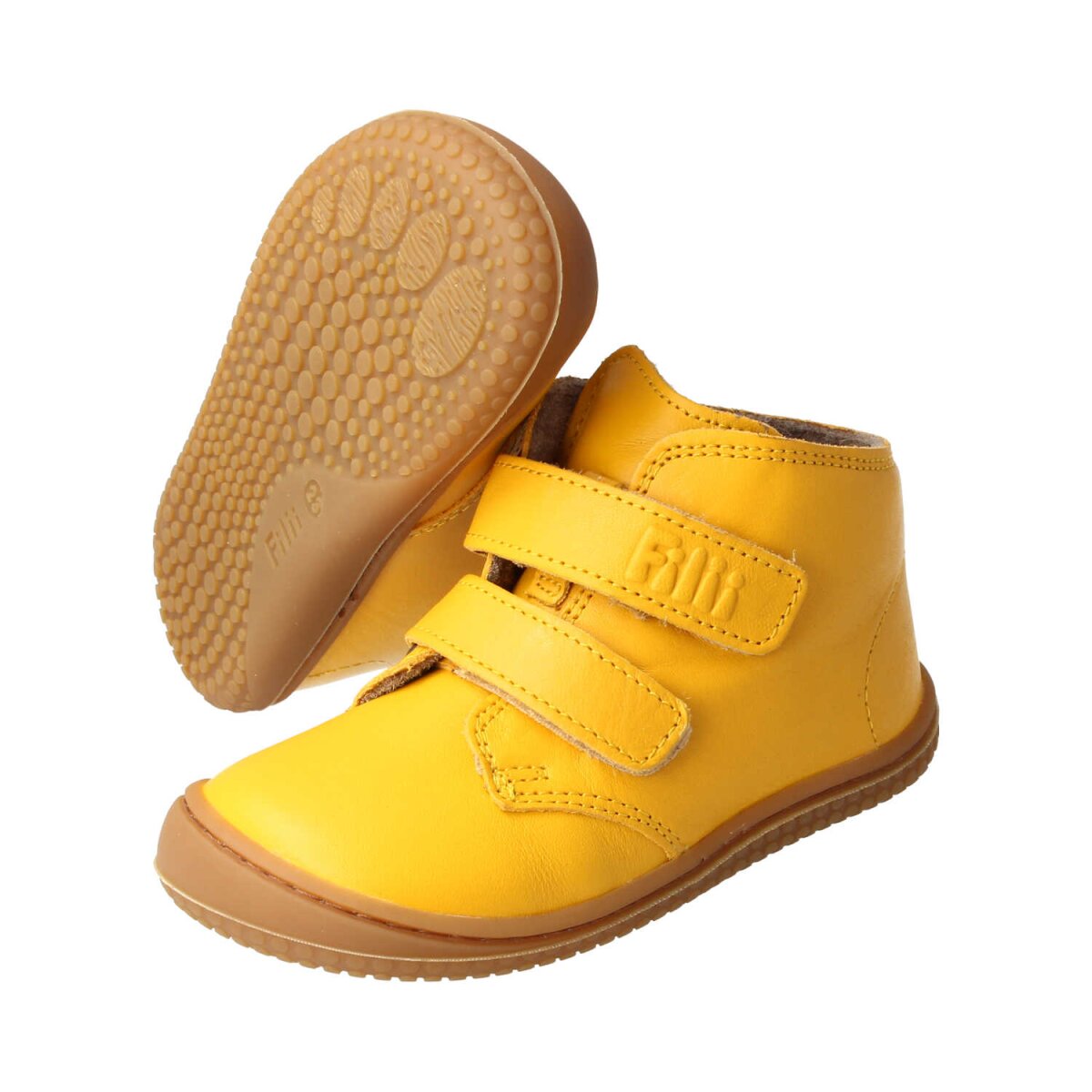 MB4213-F4 mustard SOFT-FEET BIO nappa fleece velcro Weite/M