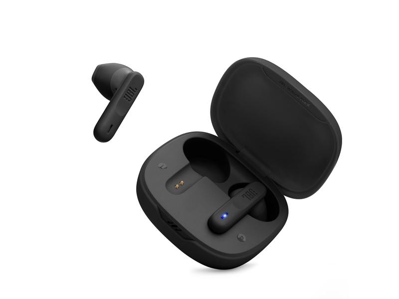 JBL True Wireless In-Ear-Kopfhörer Wave Flex Schwarz Kräftiger 12-mm-Treiber liefert Deep Bass Sound für einen besonderen Hörgenuss