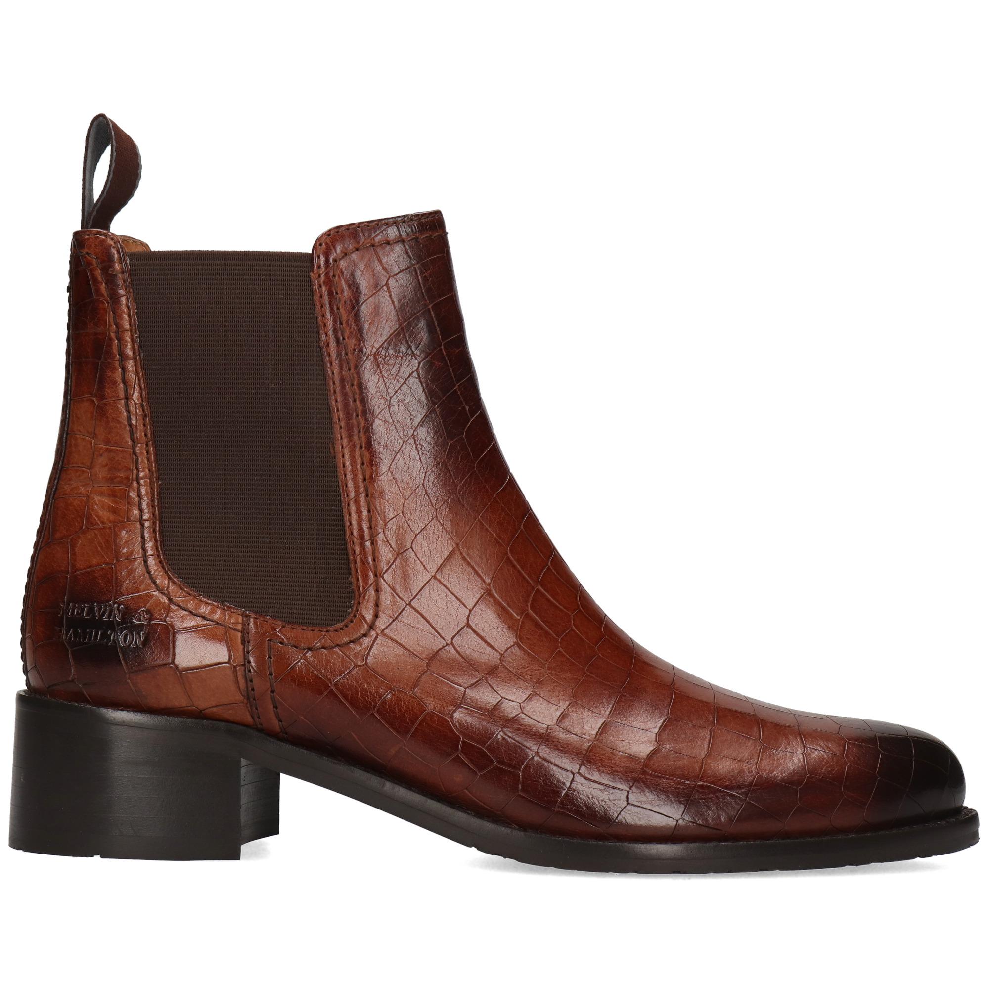KAYA 1 - Bottines à talon bottier | Marron