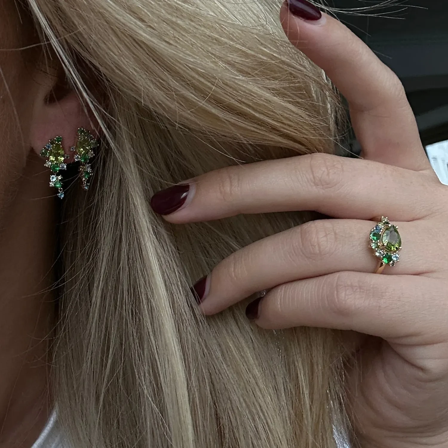 Mads Z Four Seasons-Spring Peridot Ring 14 kt. Guld 1546033