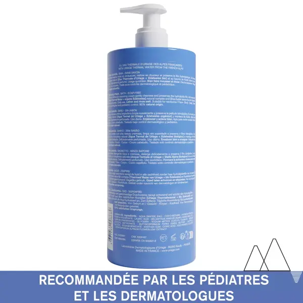 Creme de Limpeza Facial e Corporal Uriage Baby 1st 1L