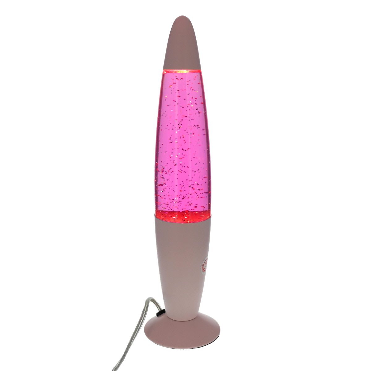Lampe à lave paillettes rose Ma collection Vintage