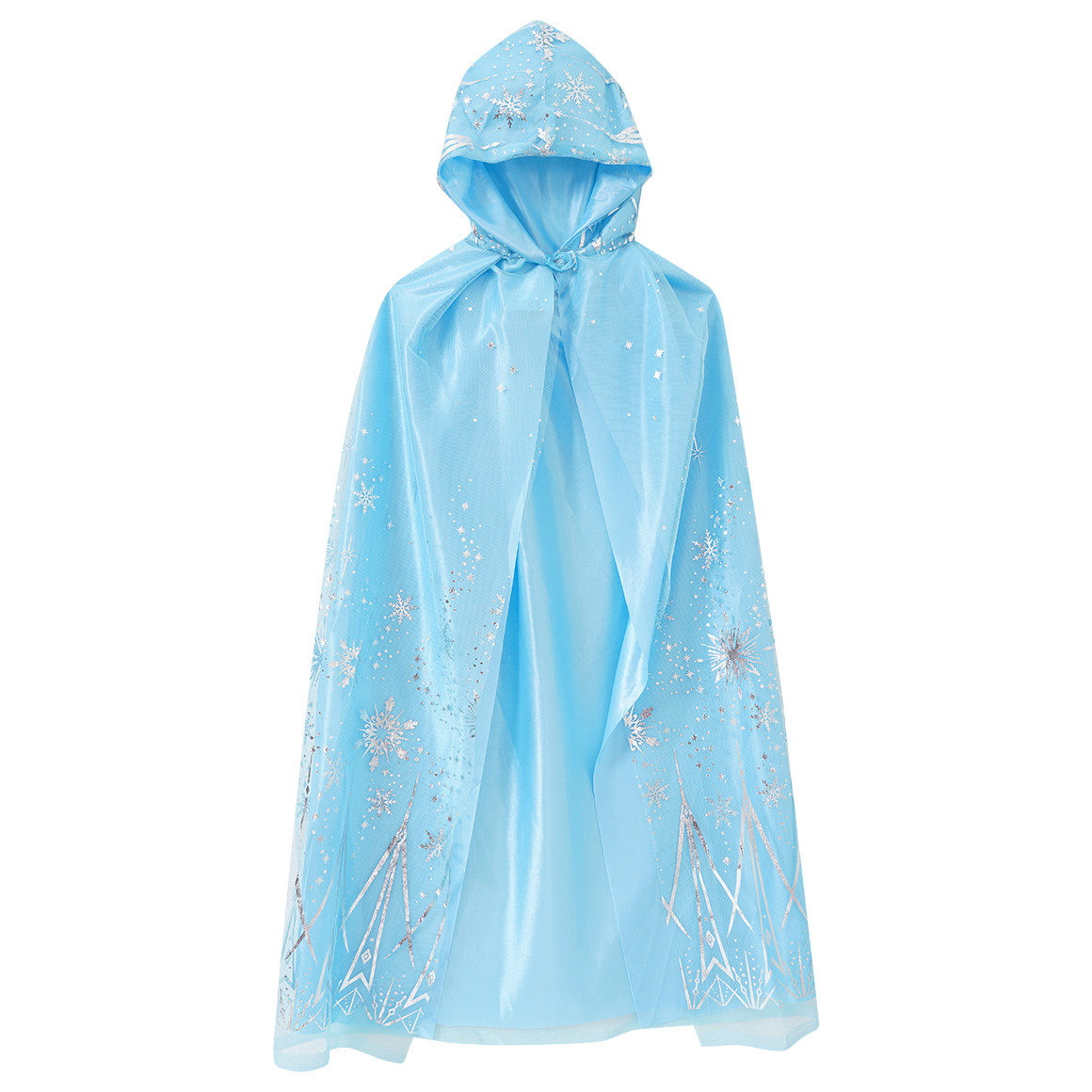 Topolino Prinzessinnen-Cape mit Glitzer-Print hellblau