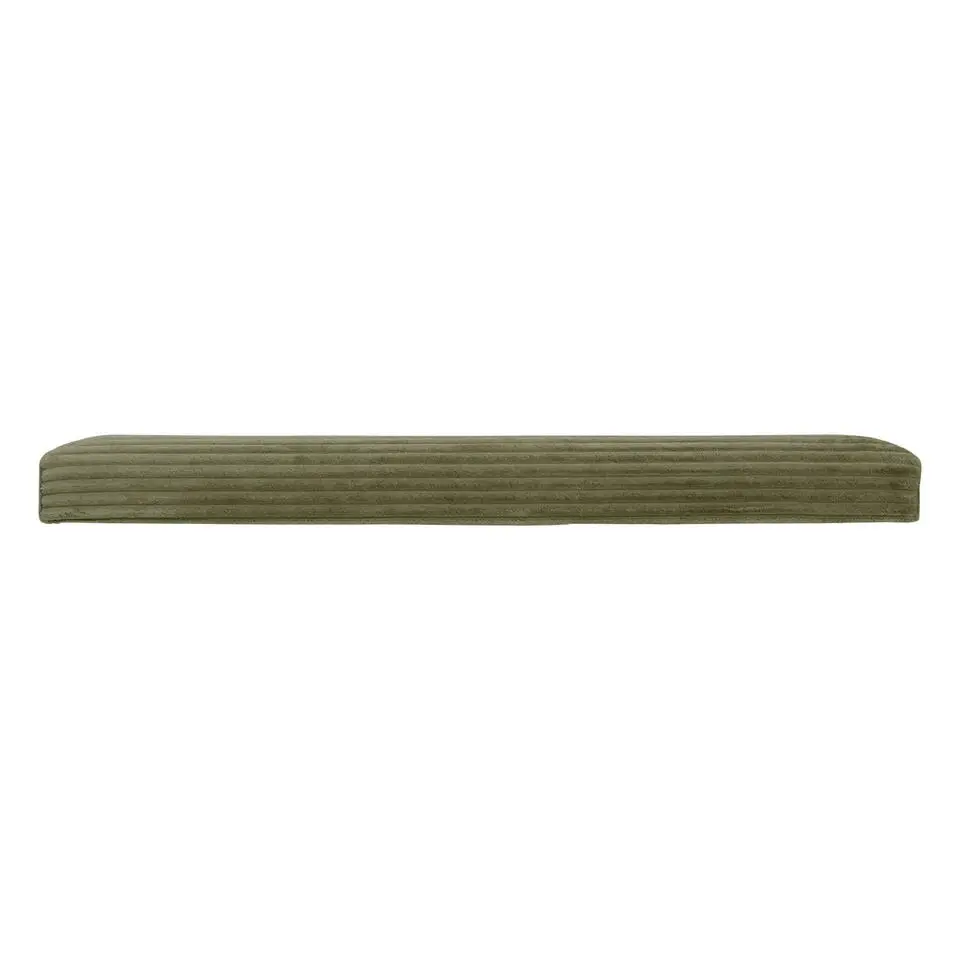 Atmosphera Hocker/poef Ribcord opvouwbaar - groen - 76x38cm