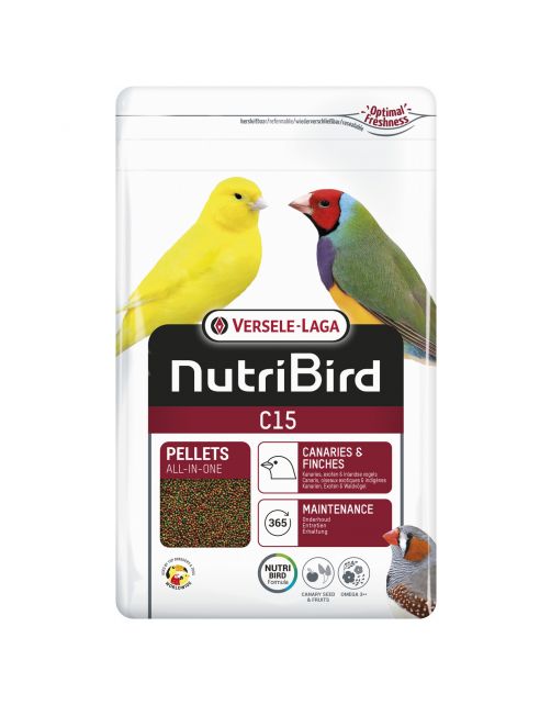 Versele-Laga Nutribird C15 Kanarie Onderhoudsvoer - Vogelvoer