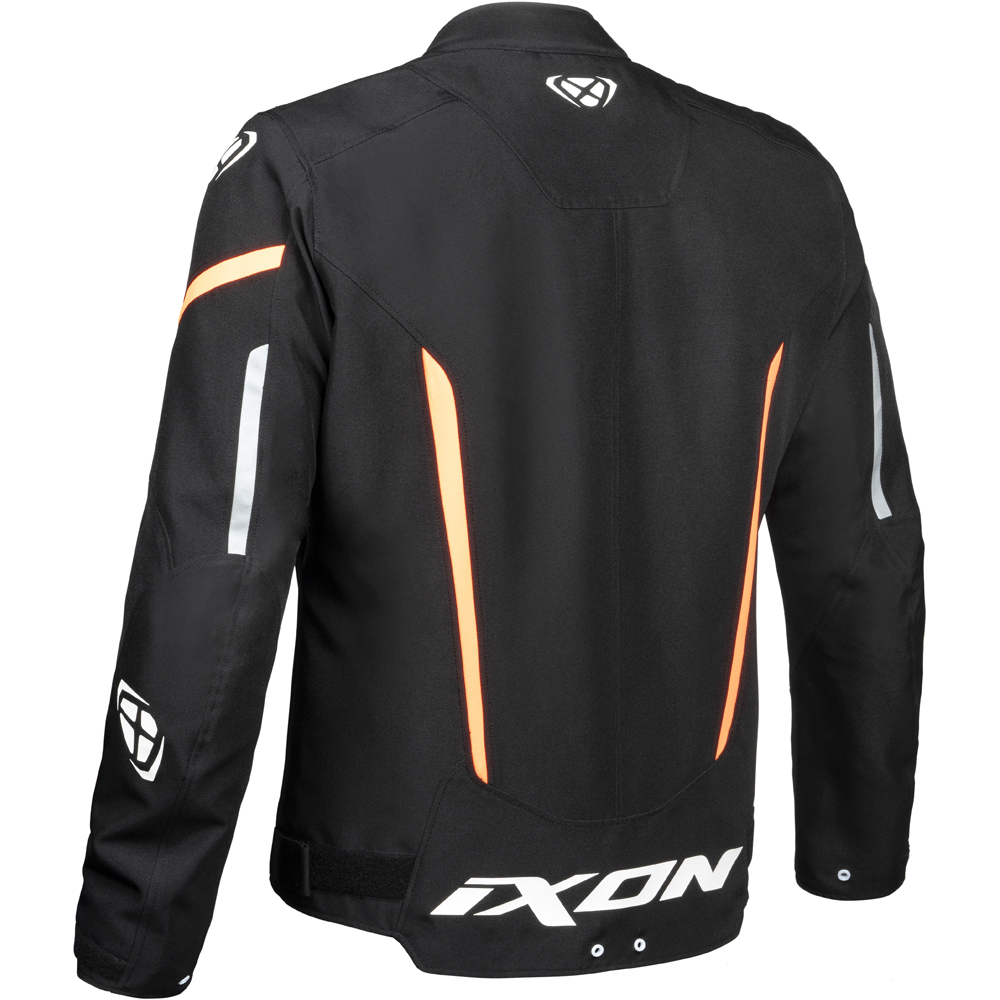 Ixon - Blouson Striker Noir / Blanc / Orange