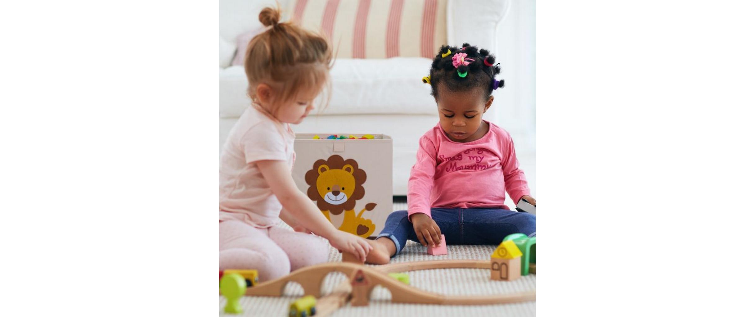 Spielzeugbox LöweFaltbare Aufbewahrungsbox für das Kinderzimmer