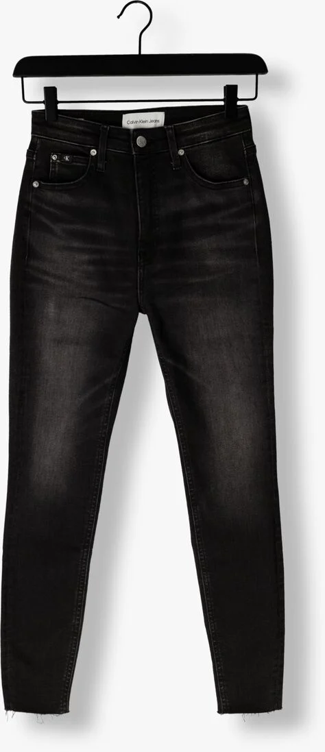 CALVIN KLEIN zwarte calvin klein skinny jeans high rise super skinny ankle
