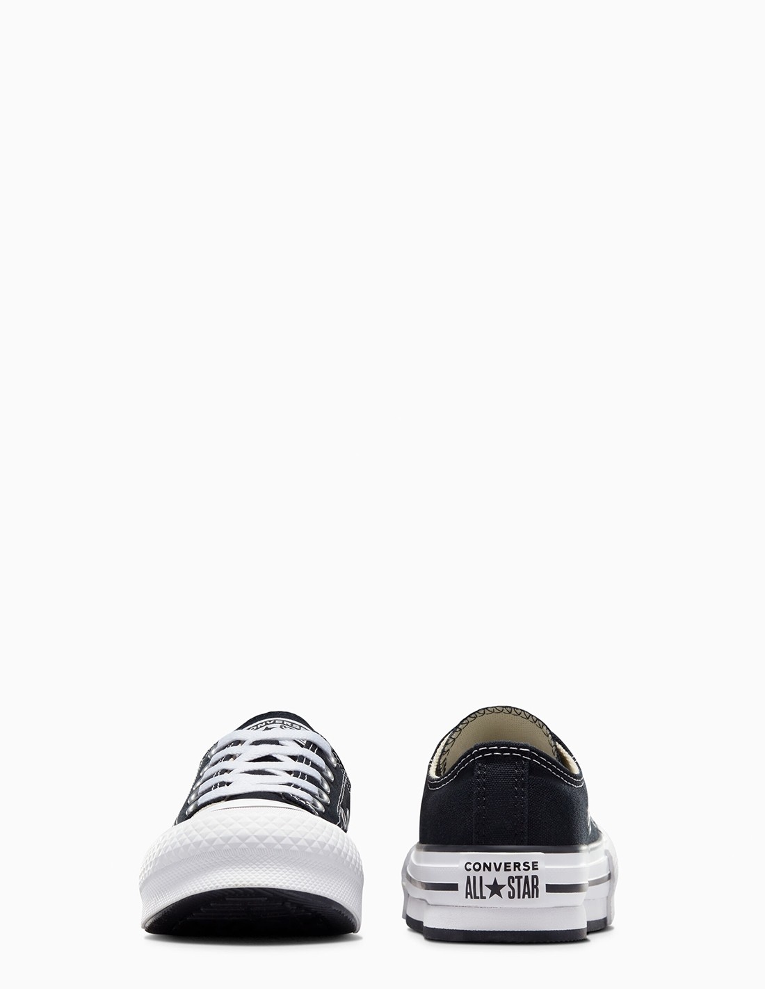 converse Sneakers compensées enfant ctas eva lift ox noir