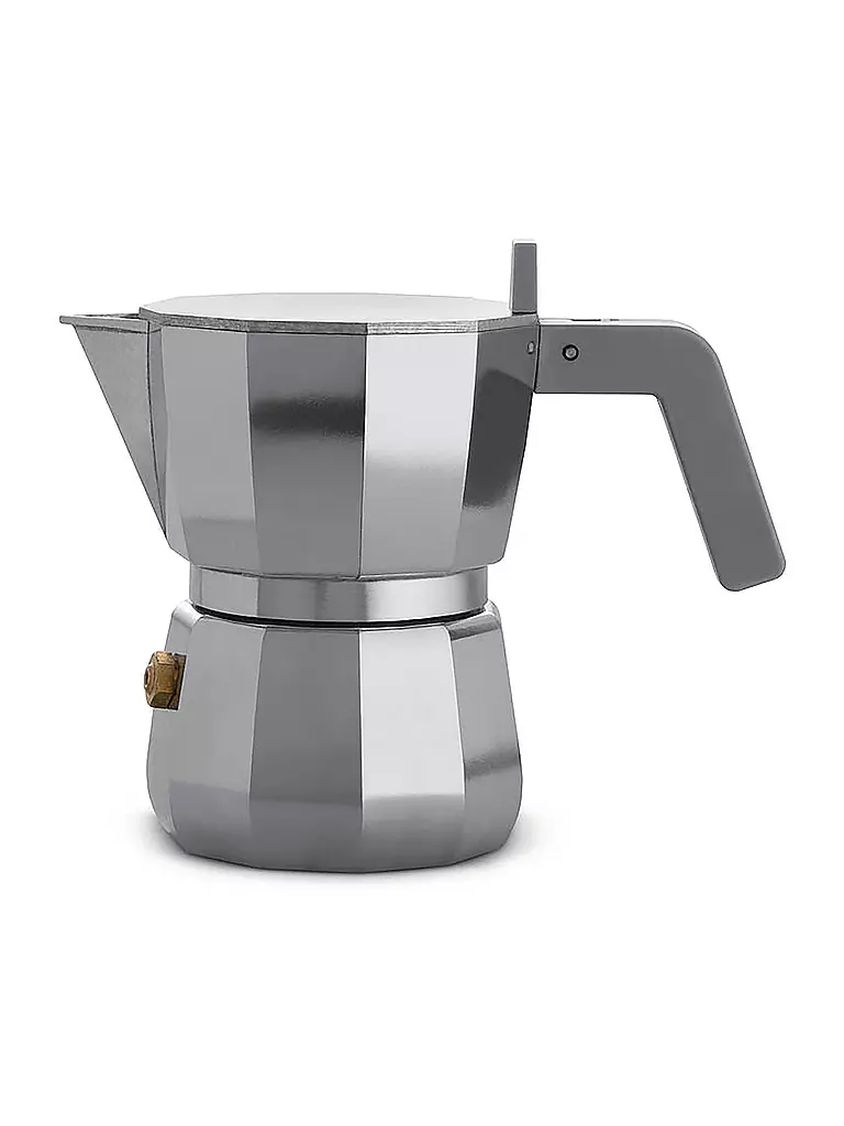 ALESSI Espressomaschine Moka 1 Tasse grau