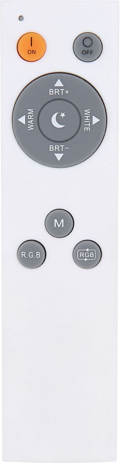 LED-Deckenleuchte - Nickel matt-weiß - Sparkle - mit Fernbedienung