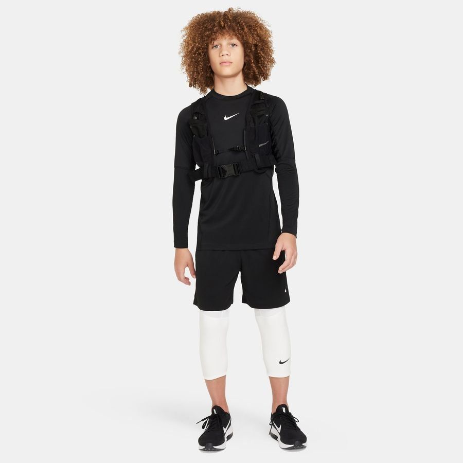 Nike Pro Baselayer Dri-FIT - Noir/Blanc Manches Longues Enfant