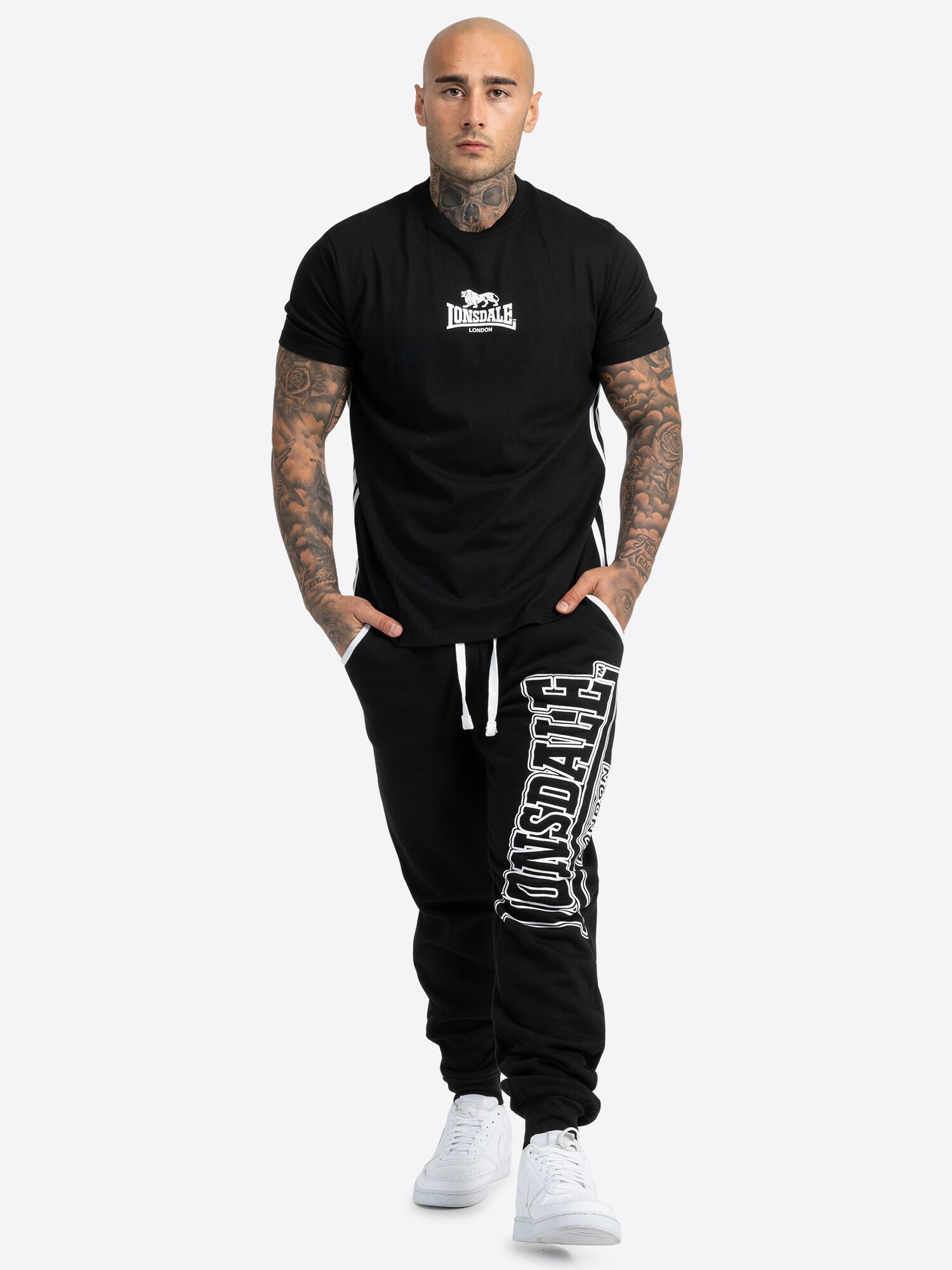Lonsdale Herren Jogginghose schmale Passform MARLDON