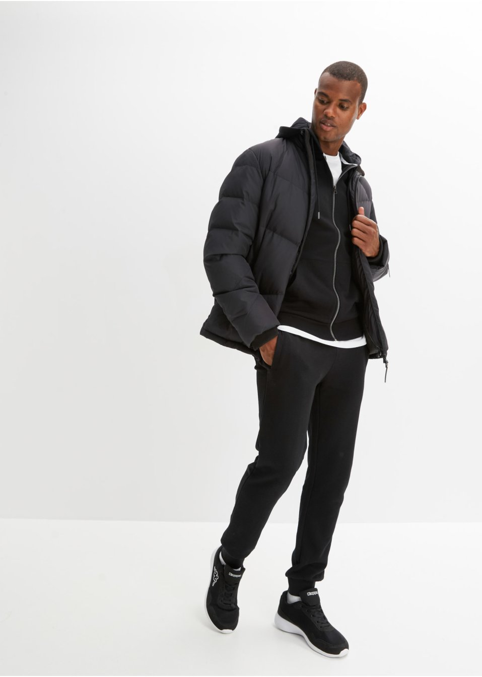 Gilet sweat à capuche Essential en coton