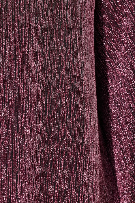 T-Shirt, A-Linie, Glitzer-Effekt, 3/4-Ärmel