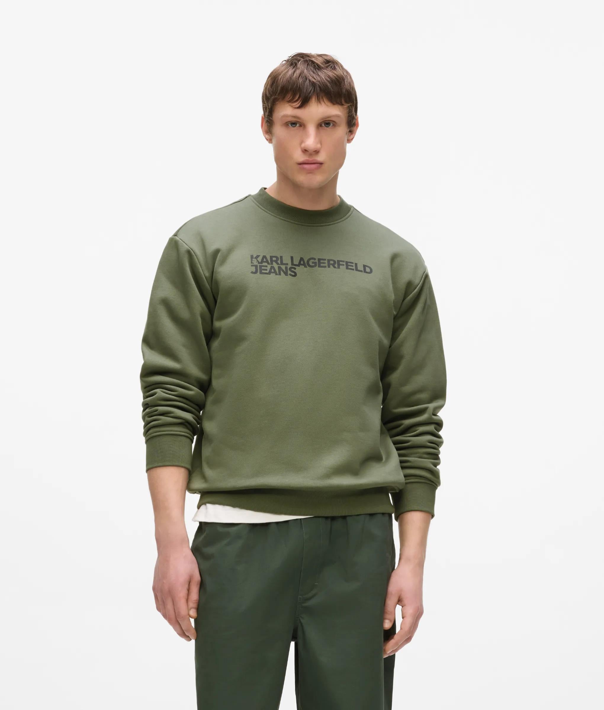Sweatshirt met regular fit en logo
