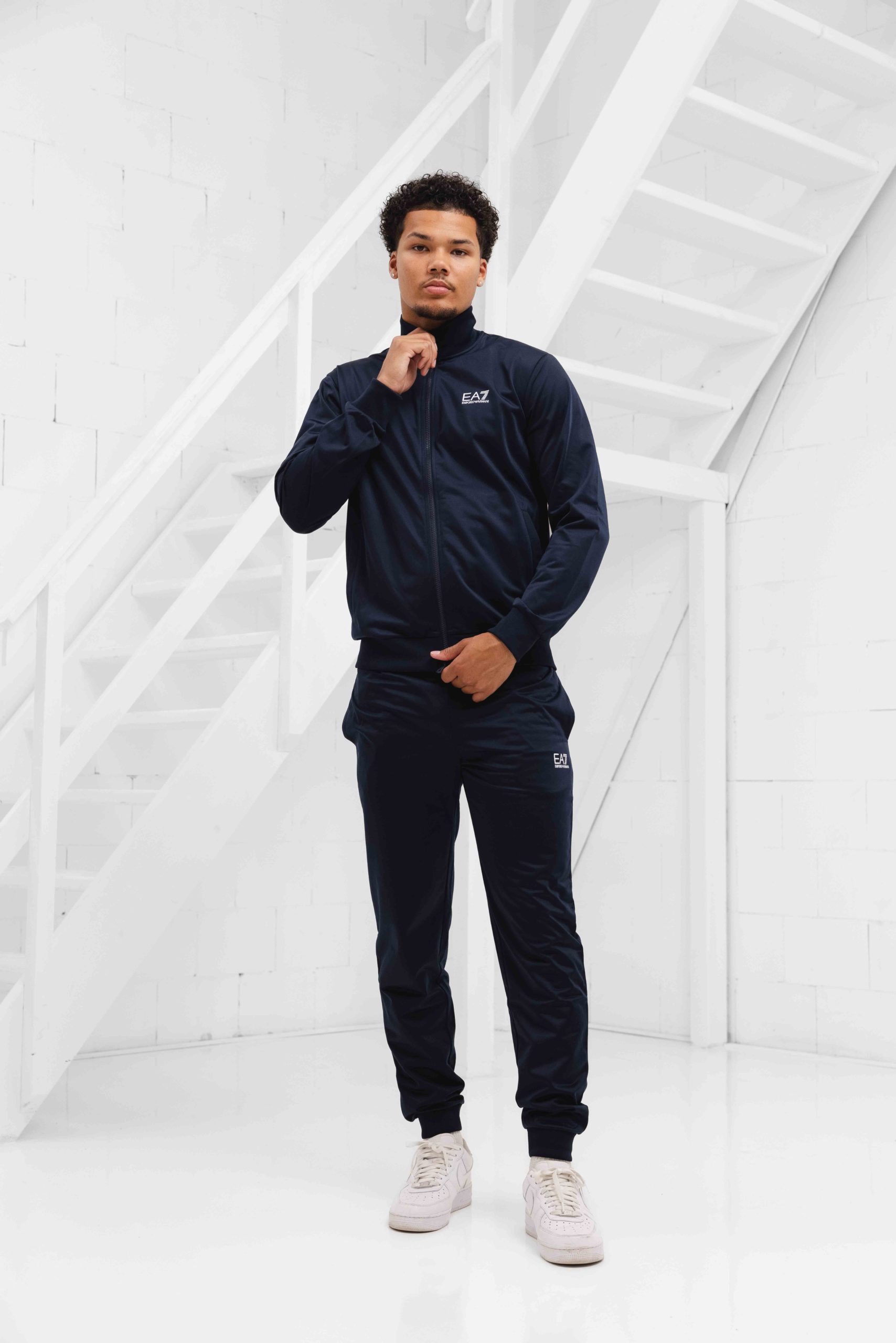 EA7 Emporio Armani 8NPV65 Trainingspak Heren Donkerblauw
