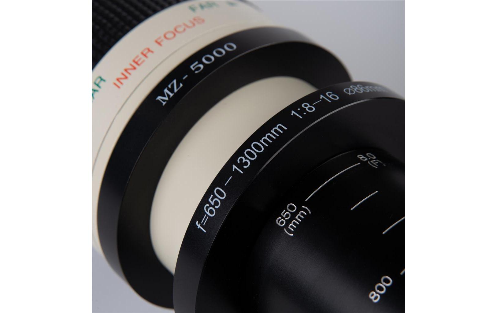 Zoomobjektiv 650-1300mm Dörr T2 - Weiss<br>Teleobjektiv, das sich für Aufnahmen von Tieren, Natur und Details aus grosser Entfernung eignet