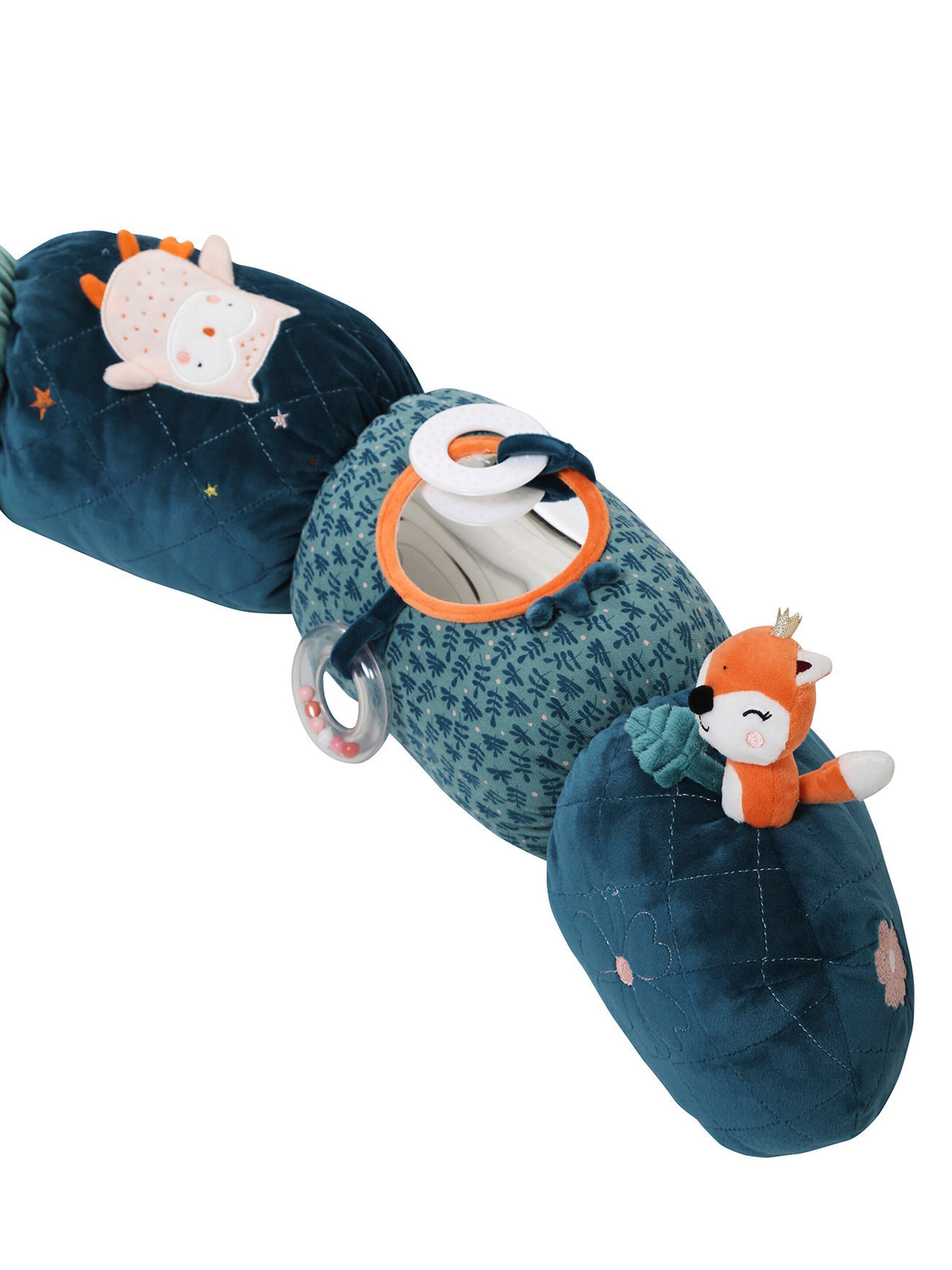 Vertbaudet Baby Activityschlange MÄRCHENWALD grün