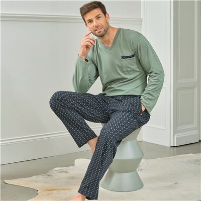 Pyjama homme petits motifs - DODO HOMEWEAR