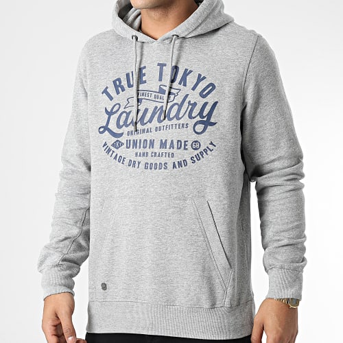 Sweat Capuche Sword Gris Chiné