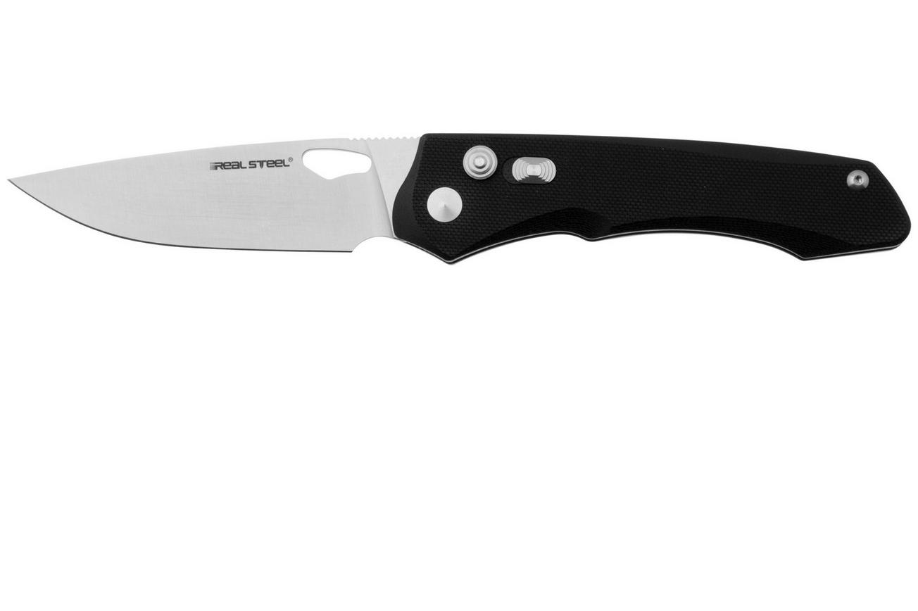 Real Steel Griffin Pro 7131BS Satin 14C28N, Black G10, zakmes, Carson Huang design