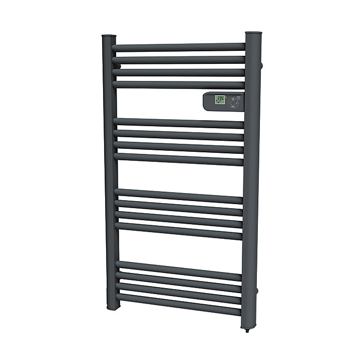 Sèche-serviettes électrique à inertie sèche Carrera Alani 500W gris anthracite