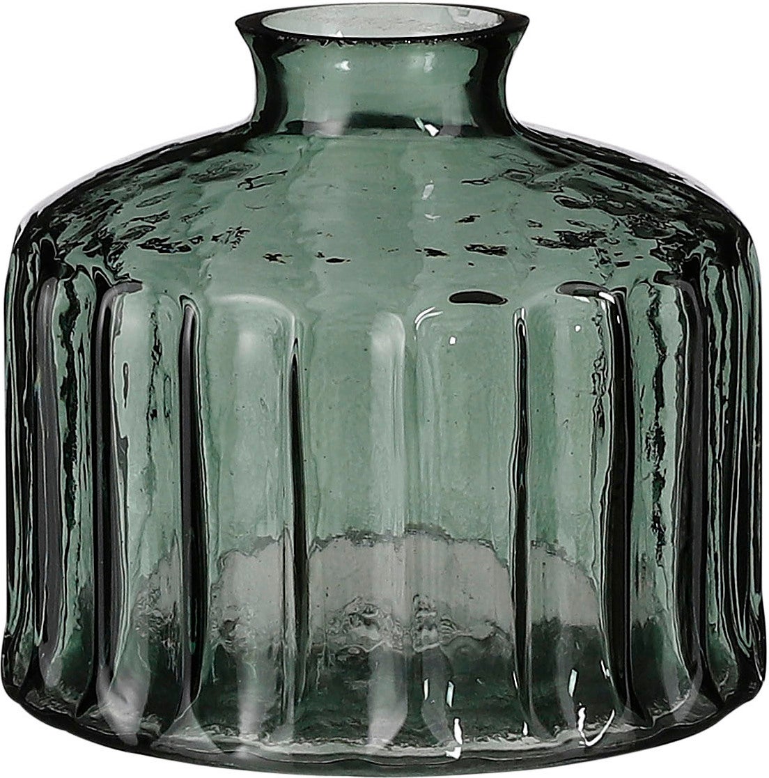 Mica Decorations vaas Tammy groen D 13 H 12 cm