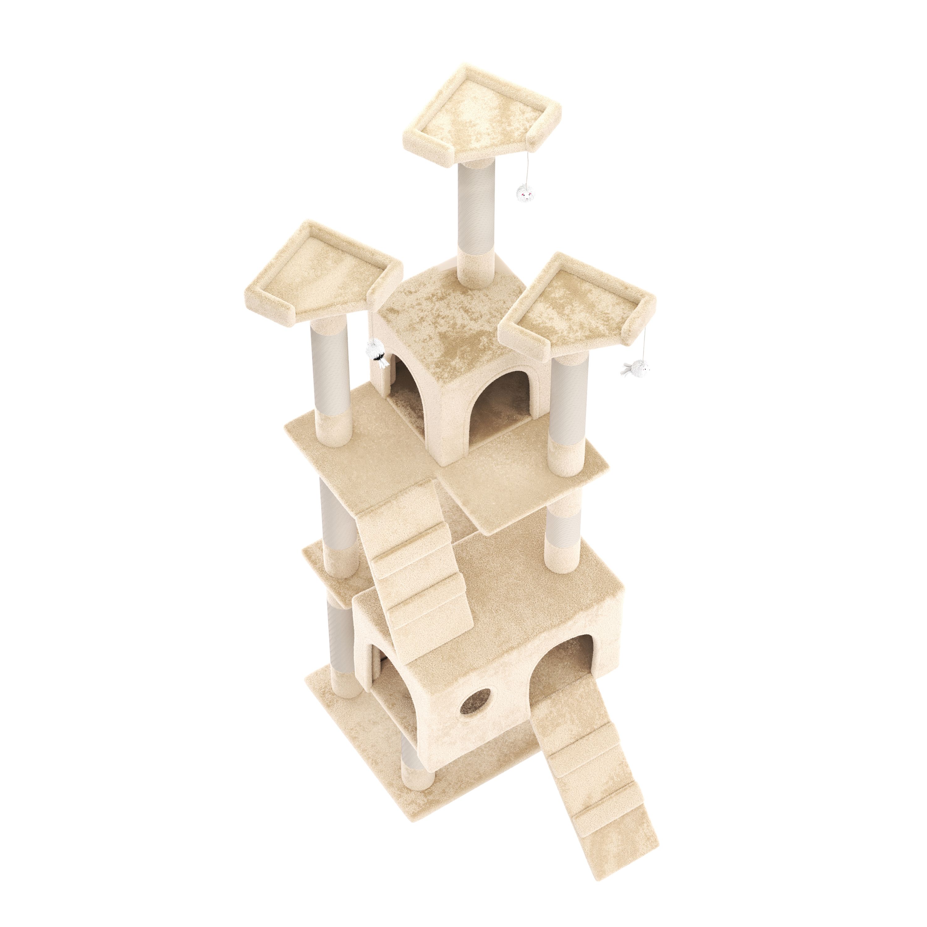 Katzenbaum MAX 182 cm beige