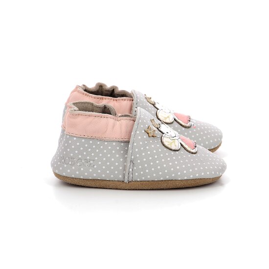 Chaussons Fancy Girl   Gris clair        de               Robeez