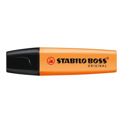 STABILO BOSS ORIGINAL - Pack de 4 surligneurs - orange, jaune, vert, rose