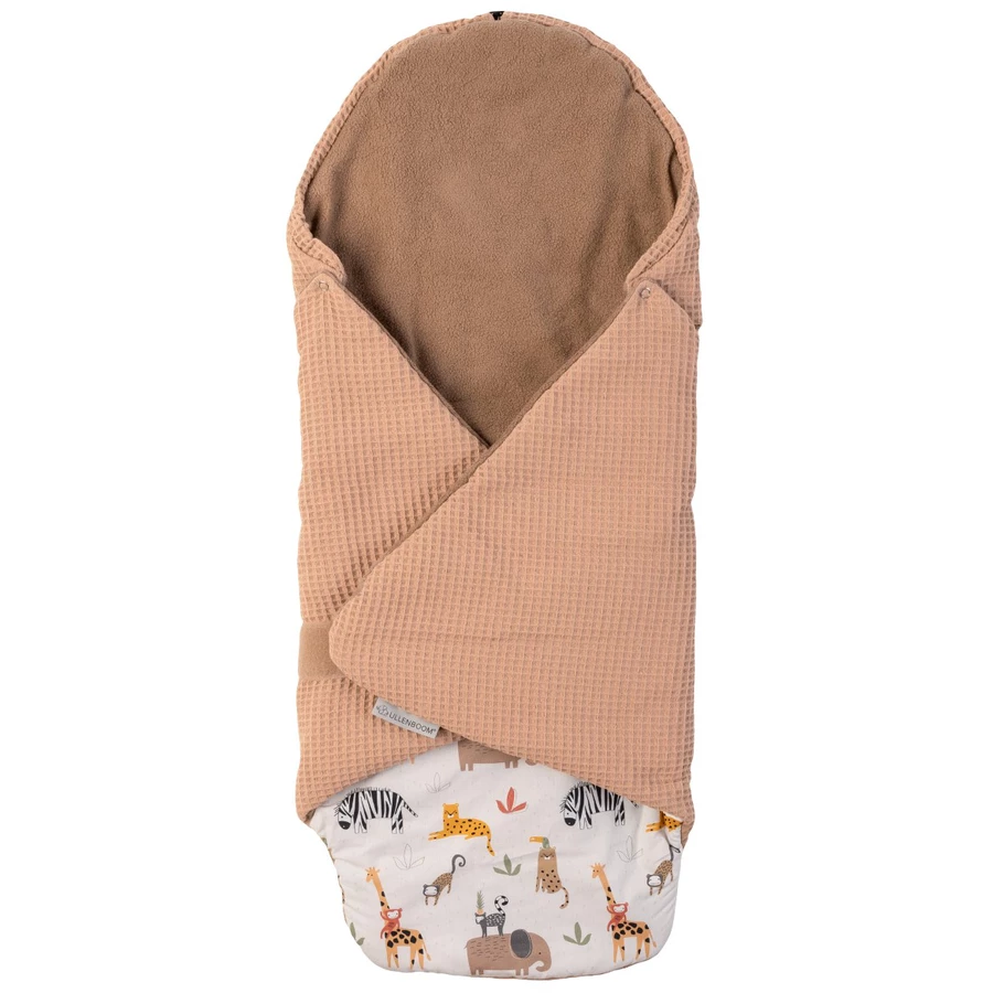 Ullenboom Einschlagdecke Waffelpique Sand Savanne 98 x 98 cm